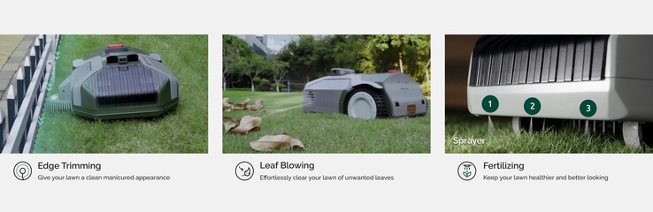 O cortador de grama robótico Heisenberg Robotics LawnMeister H1. (Fonte da imagem: Heisenberg Robotics)