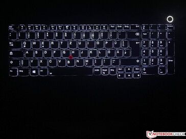 Iluminação do teclado