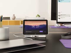 O Logitech Logi Dock Flex tem como objetivo resolver os problemas de hot desking no escritório. (Fonte da imagem: Logitech)