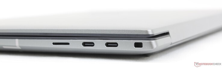 Certo: Leitor MicroSD, 2x USB-C c/ Thunderbolt 4 + DisplayPort + Power Delivery, Wedge lock