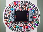Parece que o Nintendo Switch 2 dependerá muito de ímãs para prender os controles Joy-Con. (Fonte da imagem: imagem gerada por DALLE3)