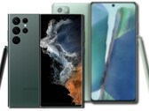 O Samsung Galaxy S22 Ultra substituiu a linha de notas estagnadas Galaxy. (Fonte da imagem: Samsung - editado)