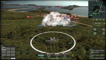 Na foto: uma captura de tela do jogo Wargame: Red Dragon.