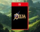 Maquete da caixa do remake de *Zelda: Ocarina of Time* para o Switch 2