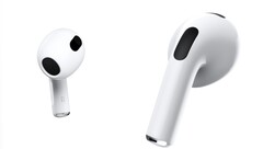 Os AirPods de terceira geração estão disponíveis por US$179. (Fonte de imagem: Apple)