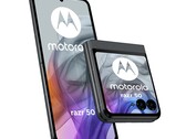 O Razr 50 se parece mais com o modelo Plus/Ultra do ano passado do que com seu antecessor direto. (Fonte da imagem: @evleaks)