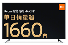 O Redmi Max 98 apresenta a assistência de voz XiaoAI. (Fonte da imagem: Redmi TV/Xiaomi - editado)