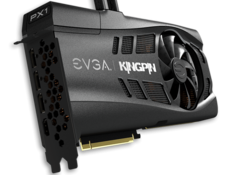 A EVGA GeForce RTX 3090 KINGPIN refrigerada por líquido parece definida para quebrar recordes de desempenho (Fonte de imagem: EVGA)
