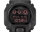 O novo modelo da colaboração Casio G-Shock x Montedio Yamagata (na foto) vem com um LCD invertido em vermelho, além de uma luz de fundo de LED branca e limpa. (Fonte da imagem: Great G-Shock World)