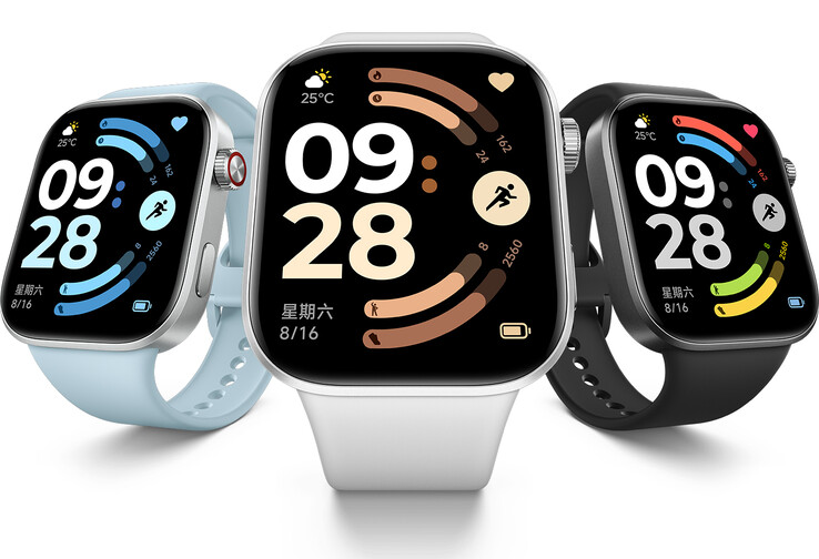 Opções de cores do Redmi Watch 6 (Fonte da imagem: Xiaomi)