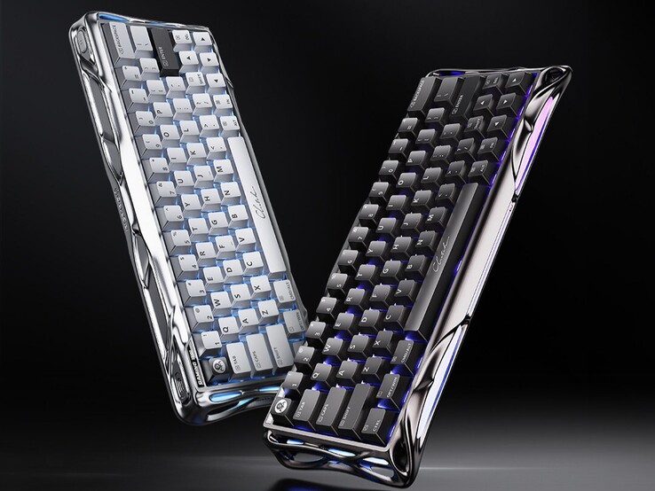 O teclado para jogos GravaStar Mercury V60 Pro HE vem nas cores gunmetal e prata cromada (Fonte da imagem: Gravastar)
