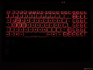 Nitro 5 AN515-55 - Luz de fundo do teclado