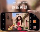 Uma representação do Find X9 Pro e sua UI oficial do aplicativo de câmera. (Fonte da imagem: Oppo - editado)