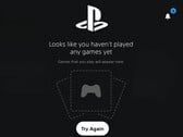 Painel do PS5 exibindo os jogos jogados recentemente