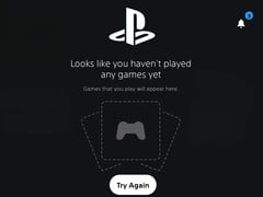 Painel do PS5 exibindo os jogos jogados recentemente