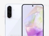 Uma renderização do "Galaxy A36". (Fonte da imagem: GizNext)