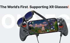 O Viture x 8BitDo Ultimate Mobile Gaming Controller ainda não tem preço nem data de lançamento. (Fonte da imagem: Viture & 8BitDo)