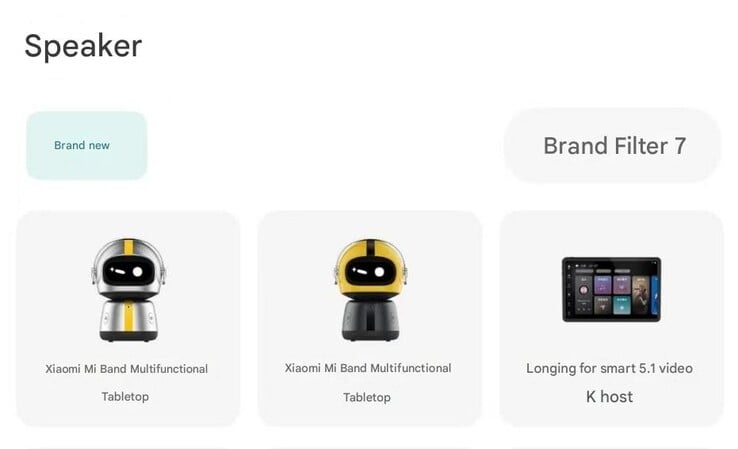 Uma captura de tela do aplicativo Xiaomi Mijia mostrando o Mi Band Multifunctional Table Stand. (Fonte da imagem: aplicativo Xiaomi Mijia via Fast Technology, tradução automática)