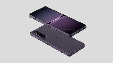 Xperia 1 V (Fonte de imagem: GreenSmartphones/@OnLeaks)