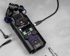 A Zoom apresenta o H5studio Handy Recorder com microfones grandes capazes de capturar gravações de áudio de alta qualidade no set. (Fonte da imagem: Zoom)