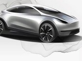 Os primeiros esboços sugerem o design do Robotaxi/Modelo 2 (imagem: Tesla)