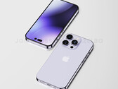O iPhone 14 Pro poderia ter lados de titânio, entre outras pequenas mudanças em relação ao iPhone 13 Pro. (Fonte de imagem: Jon Prosser &amp; Ian Zelbo)