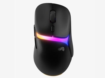 Glorious Model D3 Wireless em preto. (Fonte da imagem: Glorious)