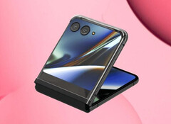 O Razr (2023) irá colocar seu painel superior em bom uso com um grande visor de cobertura. (Fonte de imagem: @evleaks)