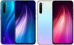 O modelo Redmi Note 8 Global acertou um obstáculo enquanto aguardava a atualização do MIUI 12. (Fonte da imagem: Xiaomi - editado)