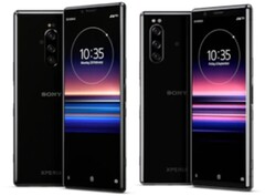 A Sony Xperia 1 (L) e Xperia 5 (R) apresentam ambas telas OLED 21:9. (Fonte de imagem: Sony - editado)