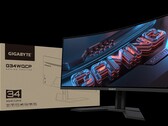 O G34WQCP tem uma curvatura de 1500R, entre outras semelhanças entre ele e o antigo G34WQC. (Fonte da imagem: Gigabyte)