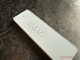 Controle remoto para a tela