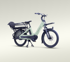 O Urban Arrow Breeze na cor verde (Fonte da imagem: Urban Arrow) 