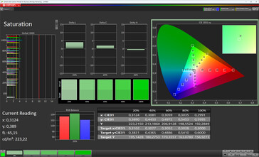 Saturação (modo: Natural, espaço de cores de destino: sRGB)