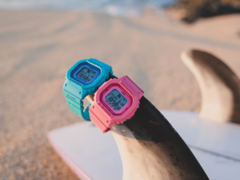 Os relógios de surfe Casio GLX-S5610-2 e GLX-S5610-4 (na foto) estão a caminho da Europa. (Fonte da imagem: Casio)