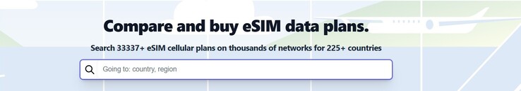 Já existem muitos pacotes de dados eSIM de inúmeros provedores. (imagem: esims.io)