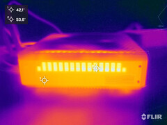 Desenvolvimento de calor durante o teste de estresse