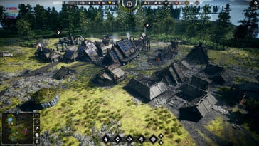 Uma imagem mostrando uma vila em Frozenheim.