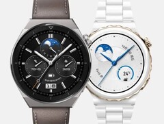 A versão 2.1.0.417 do Firmware para o Huawei Watch GT 3 Pro smartwatch está agora disponível globalmente. (Fonte da imagem: Huawei)