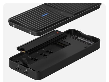 Um design sem ferramentas significa que não são necessárias ferramentas especiais para instalar SSDs. (Fonte da imagem: Hyper)