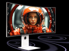 O monitor curvo LG 40U990A-W 5K2K de 39,7 polegadas vem com conectividade Thunderbolt 5, um hub integrado e alto-falantes duplos de 10 watts. (Fonte da imagem: LG)