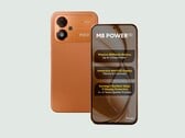 O Poco M8 Power na cor Blaze Orange.