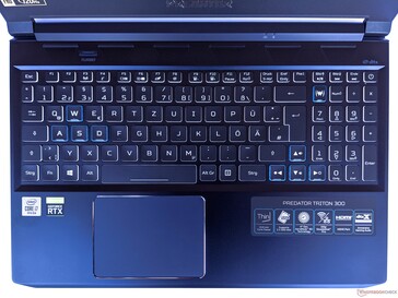 Acer Predator Triton 300 - dispositivos de entrada