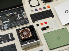 Uma imagem promocional mostrando a modularidade que os produtos Framework oferecem