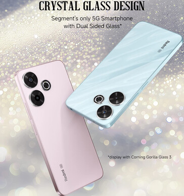 Design do Redmi 13 5G (Fonte da imagem: Amazon)