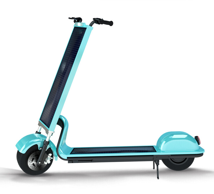 A scooter solar S80. (Fonte da imagem: Topsolarscooter.com)