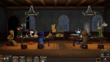Na imagem: uma captura de tela do jogo Spellcaster University.