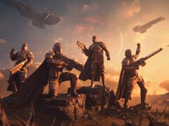 Um esquadrão em Helldivers 2. (Fonte da imagem: Arrowhead)