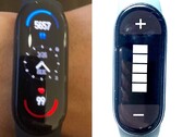 As supostas fotos de espionagem da Xiaomi Mi Band 6 mostram a tela cheia e brilhante do dispositivo. (Fonte da imagem: Weibo - editado)