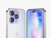 Um dos mais recentes renderizadores do iPhone 14 Pro. (Fonte: CGTrader)
